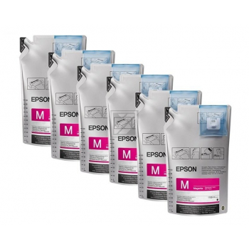 Epson Tintenbeutel 2 x pink (fluoreszierend) (C13T46D540, T46D5)