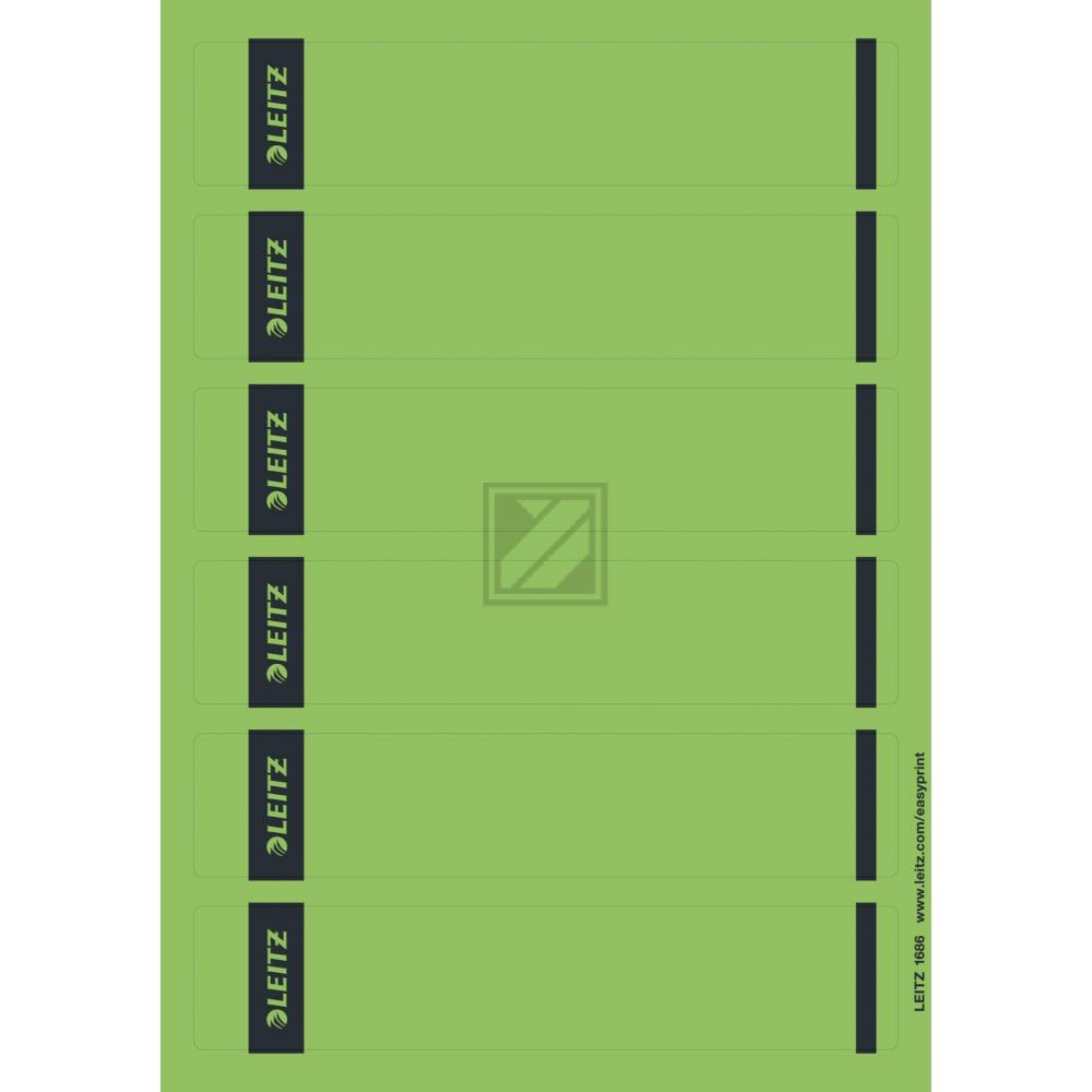 Leitz Rückenschilder grün Inh.150 39 x 191 mm selbstklebend