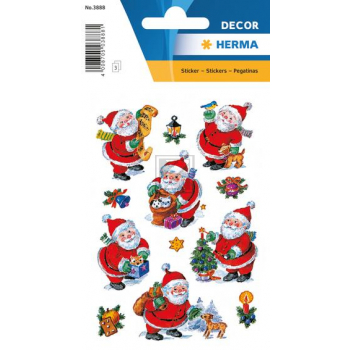Herma Schmucketiketten Weihnachten Lustiger Nikolaus