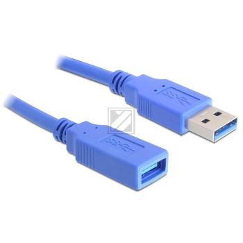 Delock Kabel USB 2.0 Verlängerung A/A 3 m S/B