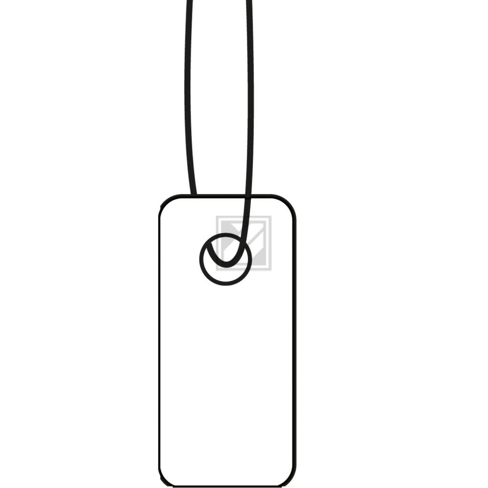 Herma Hängeetiketten mit Faden weiß 7 x 15 mm Inh.1000