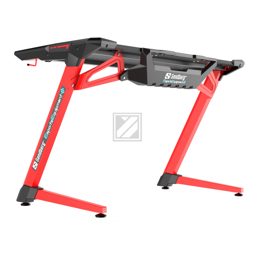 Sandberg Fighter Gaming Desk 2, Red