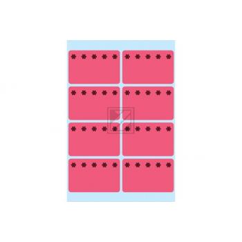 HERMA Tiefkühletiketten 84x120mm 3772 rot 48 Stück