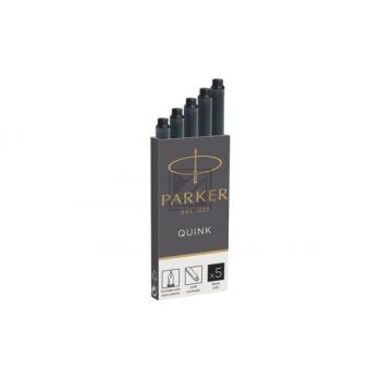 PARKER Tintenpatrone Quink Z 44 1950382 schwarz 5 Stück