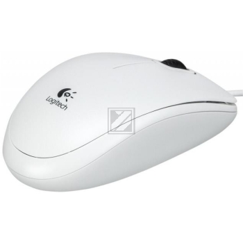 Logitech B100 Optical USB Mouse for Bus -WHITE- EMEA (910-003360)