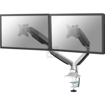 NEWSTAR MONITOR TISCHHALTERUNG SILBER NM-D750DSILVER doppel 10-32 18kg