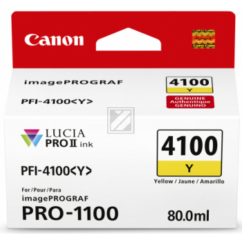 Canon Tintenpatrone gelb (6780C001, PFI-4100Y)