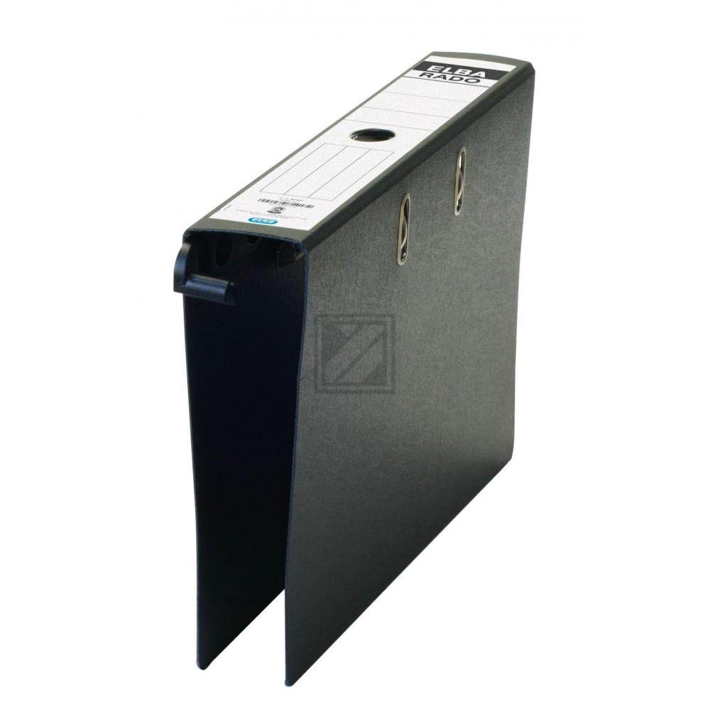 Elba Hängeordner Vertic 1 schwarz Hartpappe 75 mm