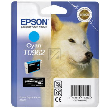 Epson Tintenpatrone cyan (C13T09624010, T0962)