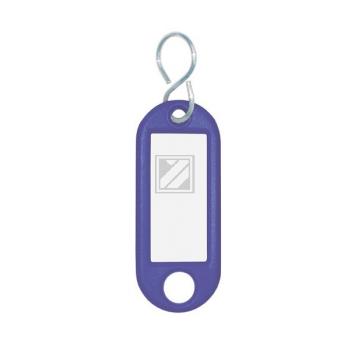 Wedo Schlüsselanhänger S-Haken blau Inh.10