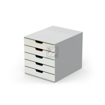 DURABLE Box VARICOLOR Mix 5 A4-C4 762527 farbig 5 Fächer