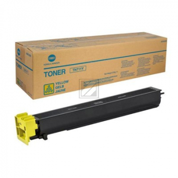 Konica Minolta Toner-Kit gelb (A3VU250, TN-711Y)