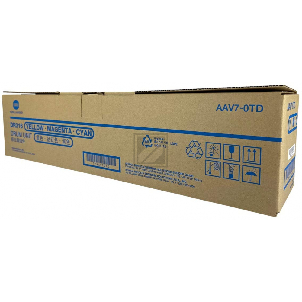 Konica Minolta Fotoleitertrommel cyan/magenta/gelb (AAV70TD, DR316C)
