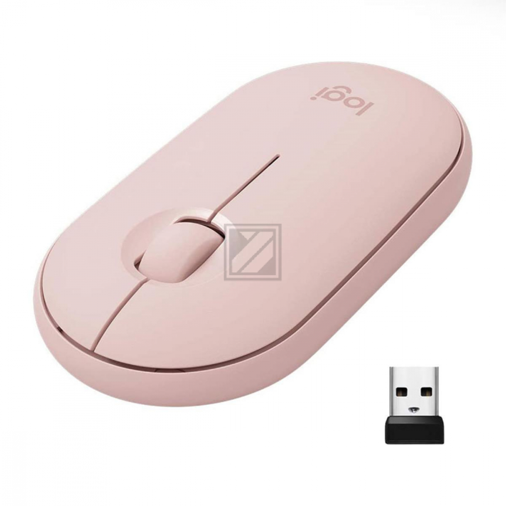 LOGITECH Pebble M350 Wireless Mouse - ROSE - EMEA