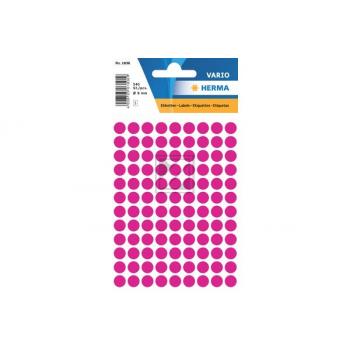 HERMA Etiketten rund 8mm 1836 pink 540 Stück