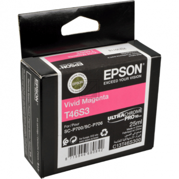 Epson Tintenpatrone magenta (C13T46S30N, T46S3)