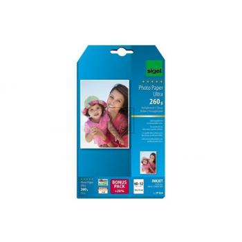 SIGEL InkJet Photo Ultra 10x15cm IP656 260g glossy 72 Blatt