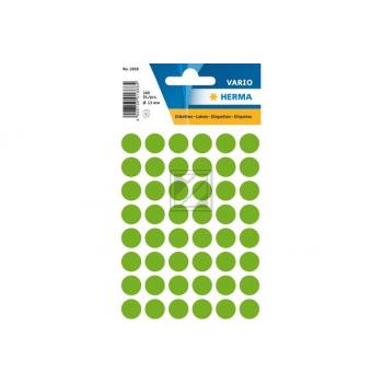 HERMA Etiketten rund 13mm 1868 grün 240 Stück