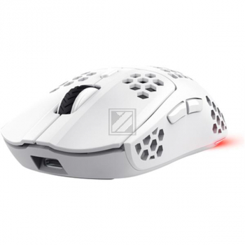 TRUST GXT929W HELOX GAMING MAUS WEISS 25390 6Tasten kabellos rechts