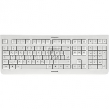 CHERRY KW3000 TASTATUR QWERTZ DE USB JK-3000DE-0 kabellos silent weiss-grau