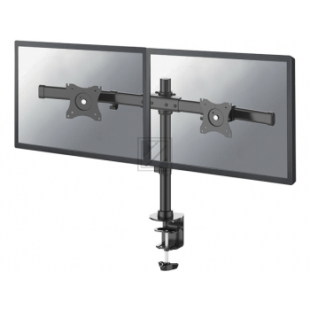 NEWSTAR MONITOR TISCHHALTERUNG SCHWARZ FPMA-DCB100DBLACK doppel 10-27 20kg