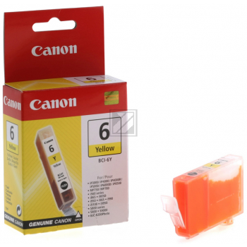 Canon Tintenpatrone gelb (4708A002, BCI-6Y)