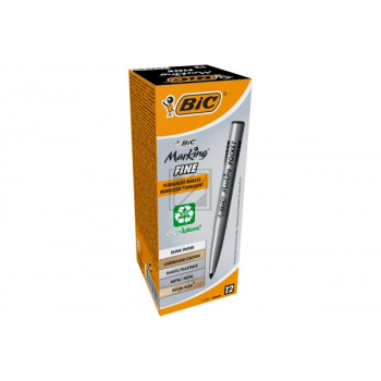 BIC Permanent Marker ecolutions 8209022 schwarz 12 Stück