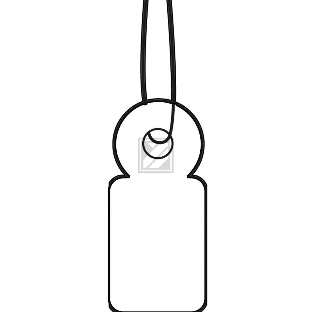 Herma Hängeetiketten mit Faden weiß 10 x 22 mm Inh.1000