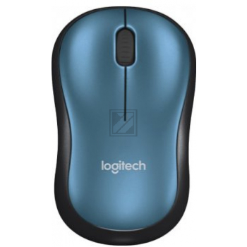 Logitech kabellose Maus M185, blau