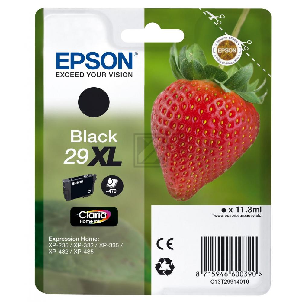 Epson Tintenpatrone schwarz HC (C13T29914022, T2991)