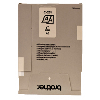 Brother Thermo-Transfer-Papier Durchschlag weiß (C251S)