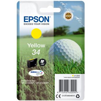 Epson Tintenpatrone gelb (C13T34644020, T3464)