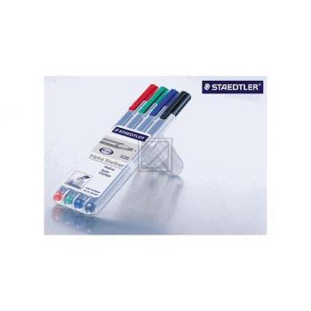 STAEDTLER Feinschr. triplus 334 0,3mm 334 SB4 4 Farben ass.