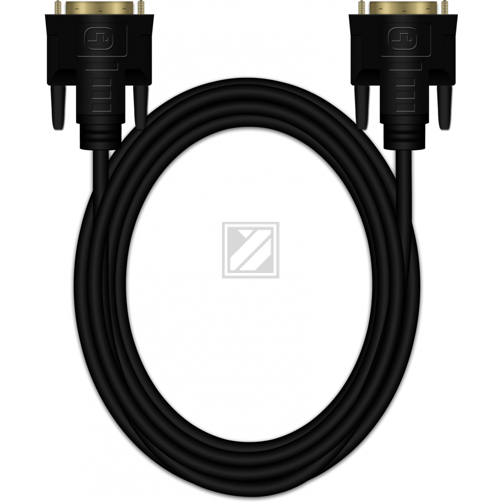 MEDIARANGE DVI MONITORKABEL 3m MRCS130 Digital Dual Link schwarz