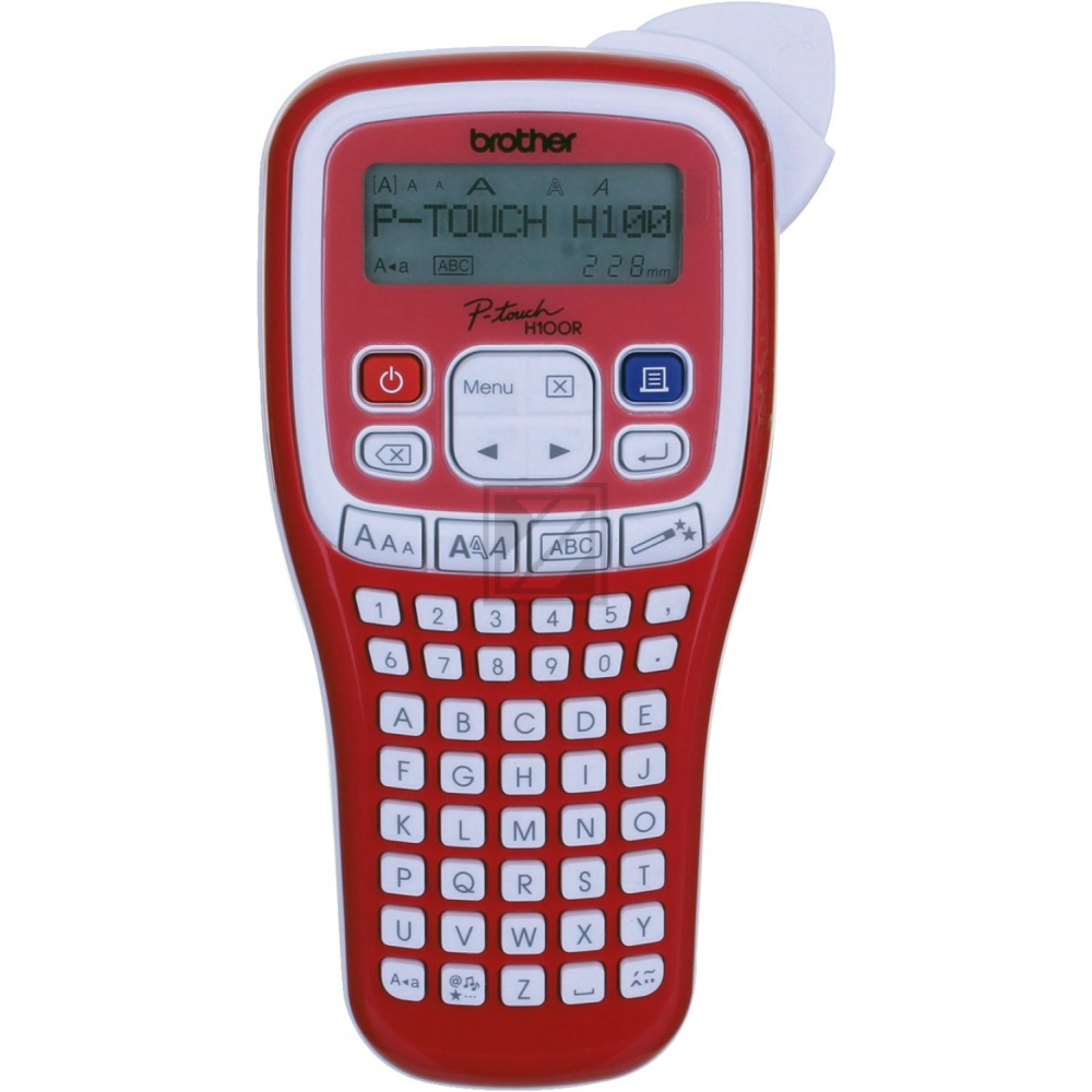Brother / P-touch PT-H100LR/  rot  /  20mm / Sek  / 180dpi / 3,5-12mm / für TZ-Schriftbänder / 3 Jahre Garantie