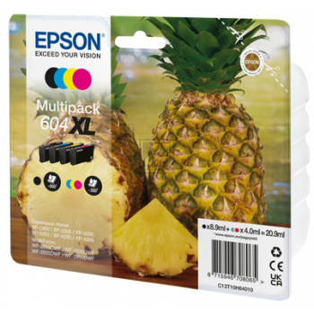 Epson Tintenpatrone gelb, magenta, schwarz, cyan (C13T10H64020, 604XL)