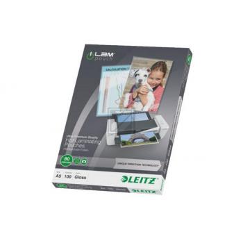 LEITZ Laminierfolie A5 74920000 UDT 80 Micron 100 Stk.