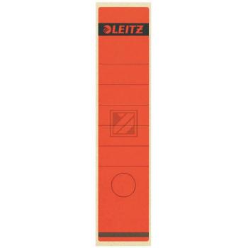 Leitz Rückenschilder rot Inh.10 61 x 285 mm selbstklebend