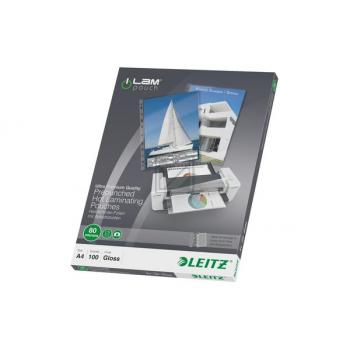 LEITZ Laminierfolie A4 16918 80my 100 Stück