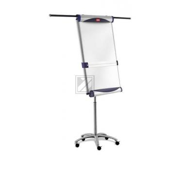 Nobo Flipchart Piranha Mobil grau/blau Höhe: 130-190 cm