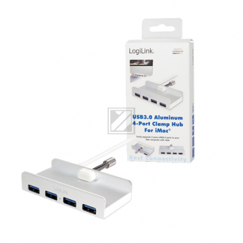 LogiLink USB 3.0, 4-Port Hub im iMac Design
