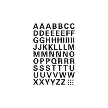 HERMA Folie PVC 120x84mm 4158 schwarz, A-Z