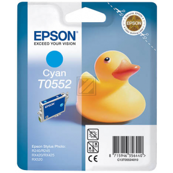 Epson Tintenpatrone Ente cyan (C13T05524010, T0552)