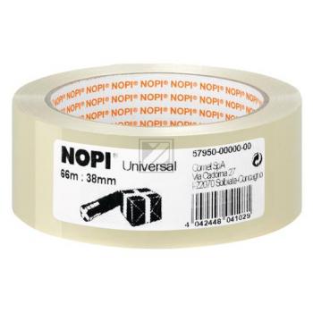 Nopi Packband 50 mm x 66 m transparent PP