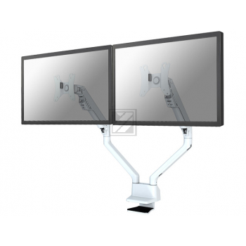 NEWSTAR MONITOR TISCHHALTERUNG WEISS FPMA-D750DWHITE doppel 10-32 4-16kg