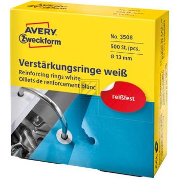 Avery Zweckform Lochverstärkungsringe weiß (3508)