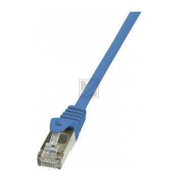 LogiLink Patchkabel Cat.5e F/UTP 0,50 m, blau