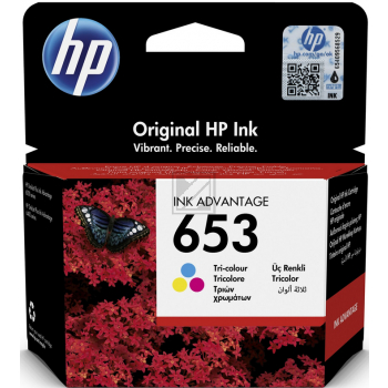HP Tintendruckkopf cyan/magenta/gelb (3YM74AE#BHL, 653)