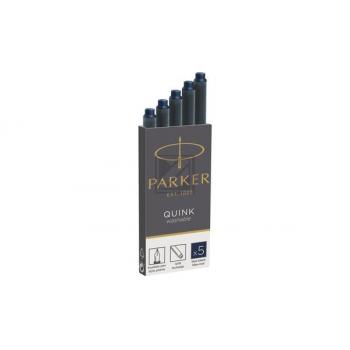 PARKER Tintenpatrone Quink Z 44 1950385 schwarz-blau 5 Stück