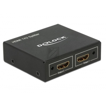 DELOCK HDMI Splitter 1 x HDMI in > 2 x HDMI out 4K